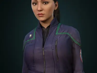 NX-01 Hoshi Sato For G8F 3D model