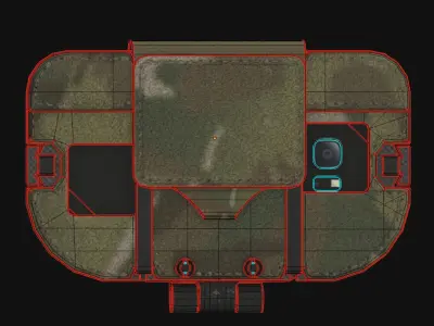 S And S FlipLite Chest Smartphone Mount Low-poly 3D model