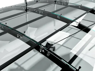 GLASS CANOPY NO12 A 3D model