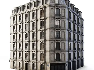 CGAxis Cityscape 3D Model Pack