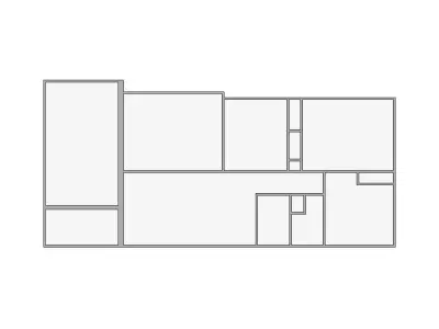 Simple Interior Sketch - 1001-1500 SF - Xactimate - Matterport 3D model