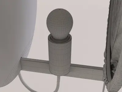 Guinea Wall Lamp 3D model