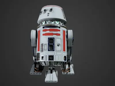 R5 - D4 Star Wars 3D model