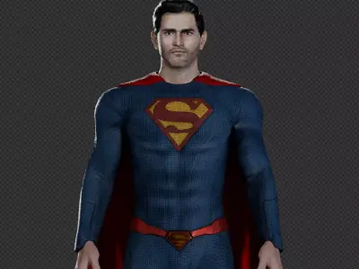 Superman from Superman And Lois CW 3D model