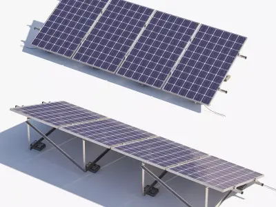 Solar Panels 3D model