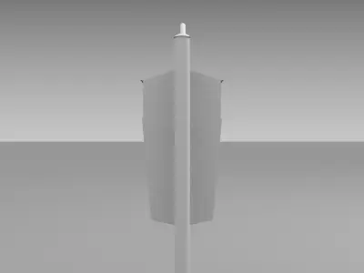 City garbage bin 3D model