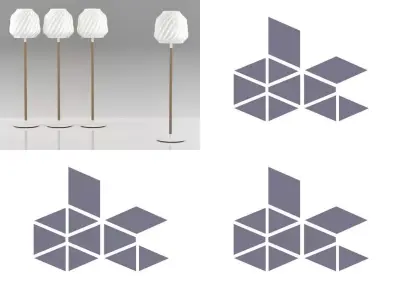 Ray Floor Lamp 3D model