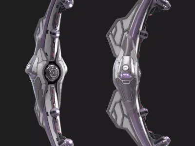 Alien  Drone Low-poly 3D model