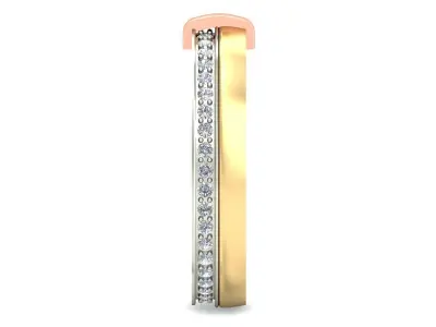  Wedding Engagement Band Ring 3D print model