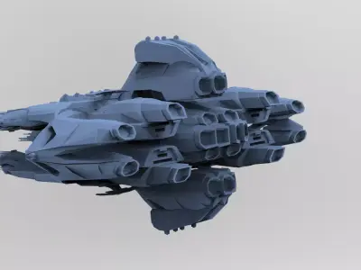 Solar powered Ship speeder 5 3D model