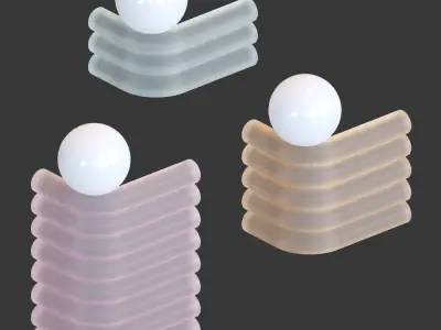 Elio Lamp set 3D model