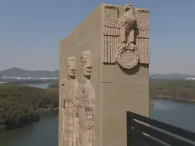 Berlin eagle WW2 Olympic gate Adler Mega rare  3D model