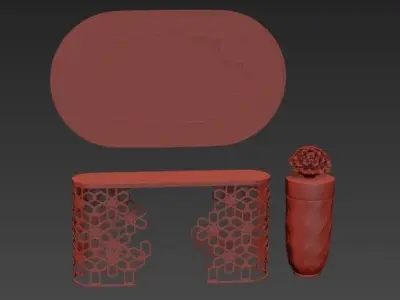 chest of drawers 13 3D model