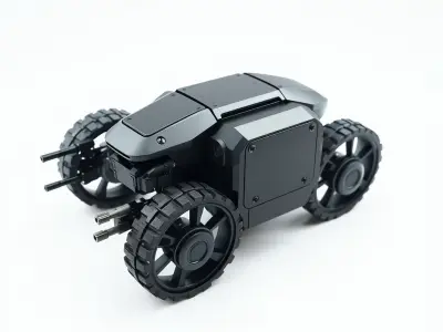 Stealth Infiltration Bot Model Pack with Spy Tools and Camouf... Low-poly 3D model