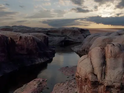  Canyons Junction Landscape 3D model