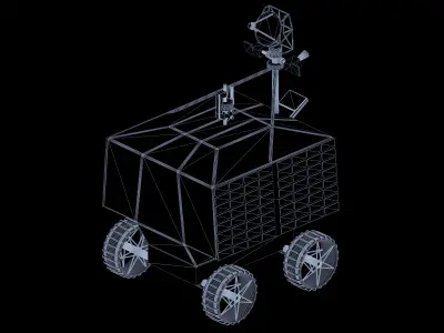 NASA VIPER lunar rover 3D model