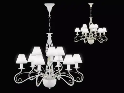 78209x Esedra Lightstar Chandelier 3D model