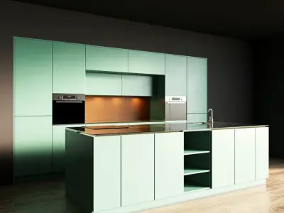 63-Kitchen3 matte 6 3D model