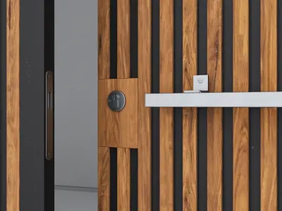 luminium door 245 3D model