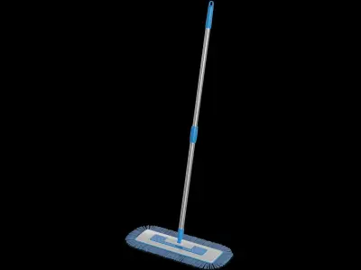 Brooms mops and window squeegees Mop Low-poly 3D model