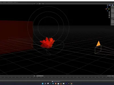 ABSTRACT RED for windows 11 type wallpaper file 3D model