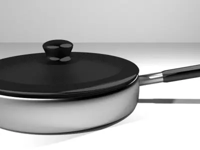 Cookware - Saucepans 3D model