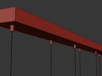 Abstract Trio 3D model