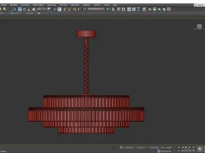 CHARLES CHANDELIER Low-poly 3D model