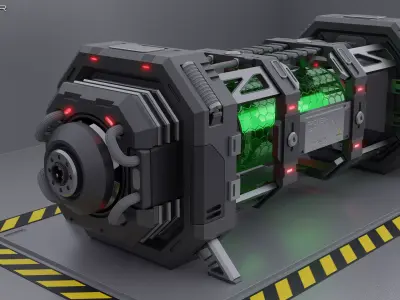 Sci-Fi Device 3D model