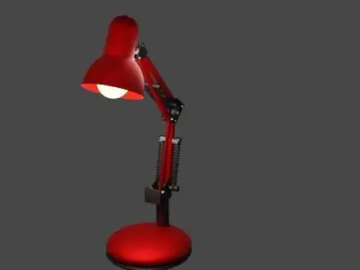 red lamp 3D model purchase