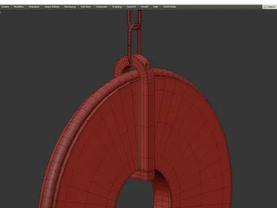  Handblown Glass Contemporary Pendant Kalin Asenov Low-poly 3D model