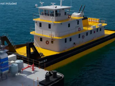  Tug boat Yellow 