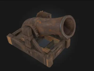 Mortar Display  Timeless Strength on Showcase 3D model