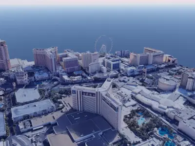 USA - Las Vegas City photogrammetry 2 3D model
