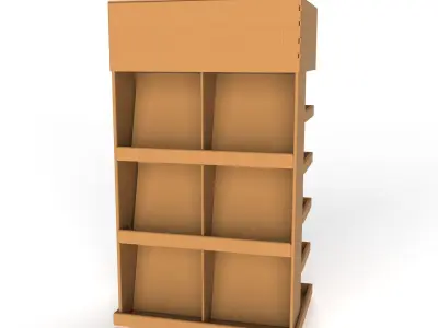 Point of Sale Cardboard Display Stand Texture