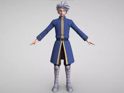 Lyon Vastia - Fairy Tail - Fierce Fight Low-poly 3D model