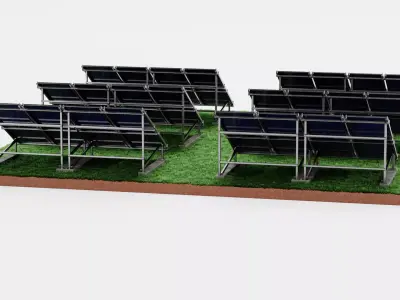 -Solar Farm V4- 3D model