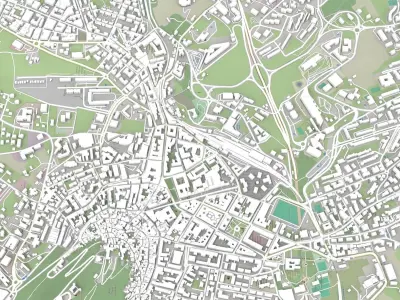 Cityscape Campobasso Italy 3D model