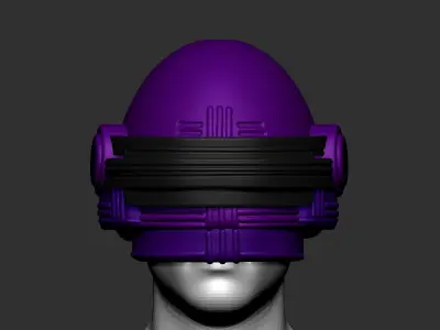 helmet high poly sculpt 3d 3D model