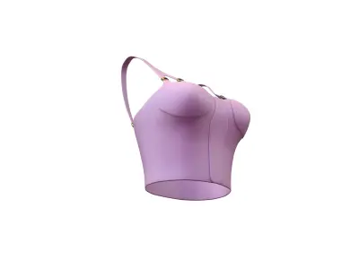 Bra Top v1 008 Low-poly 3D model