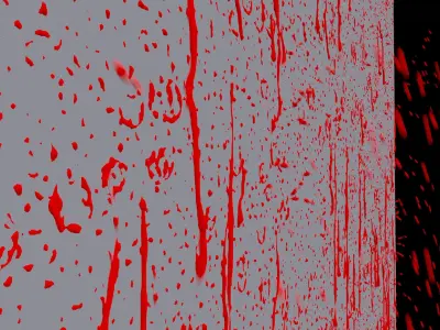 ANIMATED  Rain on windows and LOOPING 3D model