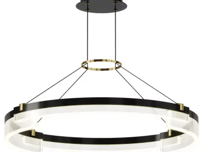 Aura Chandelier Low-poly 3D model