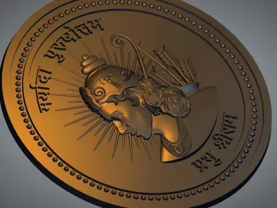 Shri Ram 3D print model