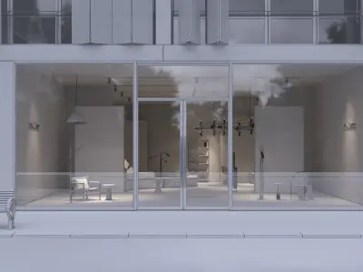 Interior Scene 06 - Medusa Furniture Store 3D model