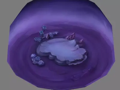 Low Modal - Aladdin Desert Ground Night 02 3D model