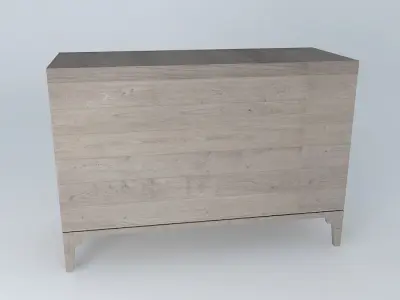 Zinc Door Redford House Bennett 3 Drawer Dresser Free 3D model