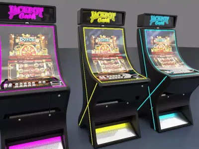 Slot machine 3D model