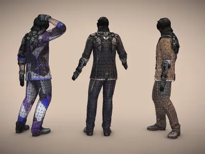 HiTech Corporate Low-poly 3D model