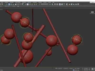 GALAXY CHANDELIER Low-poly 3D model