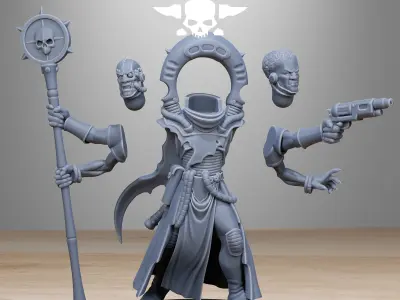 Xentari Cultist 3D print model